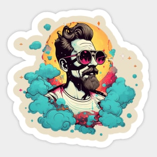 Beard Guy Sticker